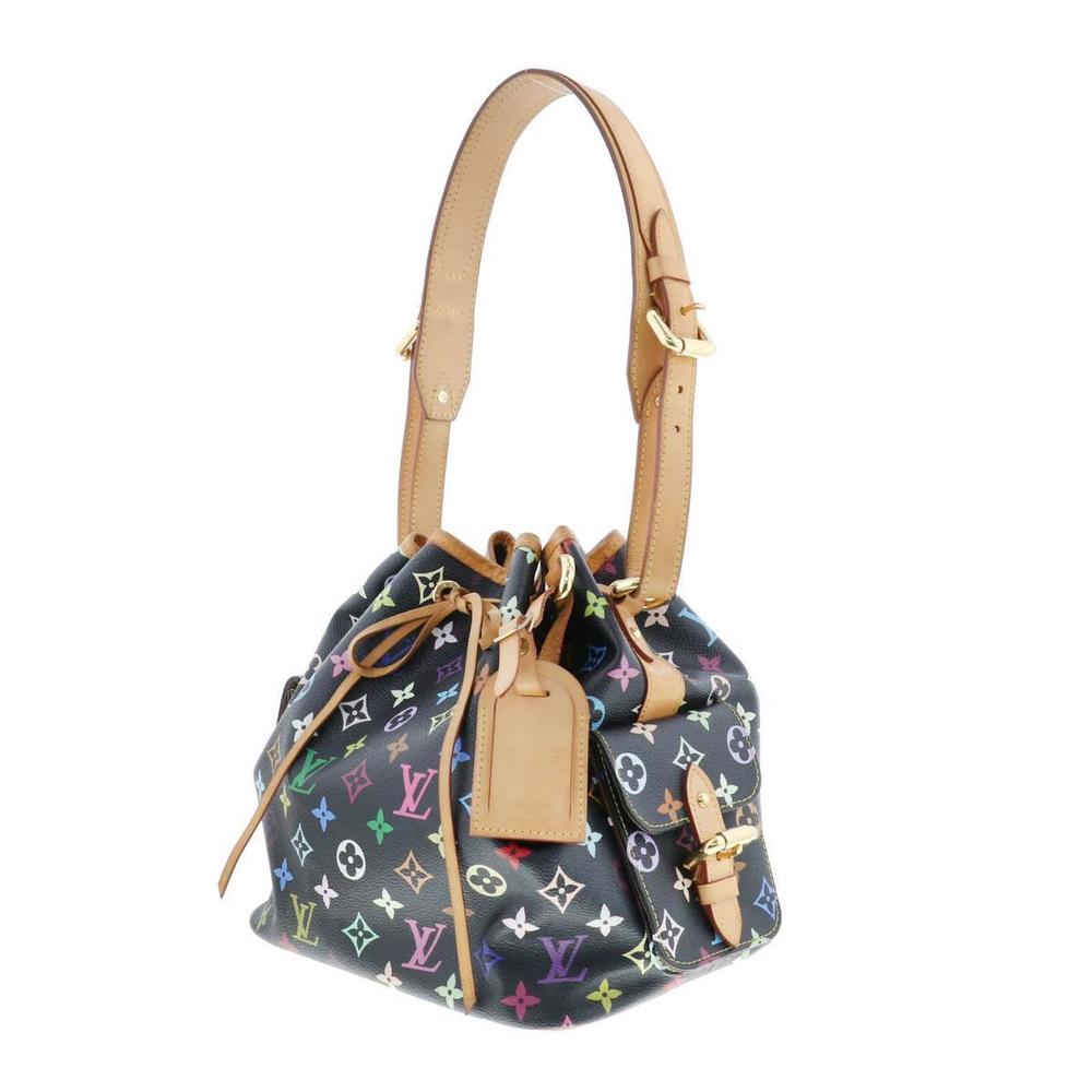Louis Vuitton MULTICOLOR BLACK Petit Noe Shoulder Bag - Picture 2 of 7